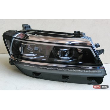 Volkswagen Tiguan L 2016+ оптика передняя черная  стиль LD