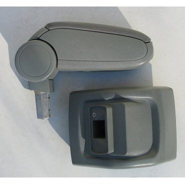 Ford Focus 2 - подлокотник ASP серый текстильный 