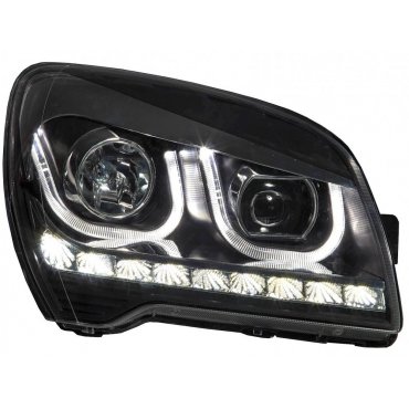 Kia Sportage JE оптика передняя ксенон с дневными ходовыми огнями DRL