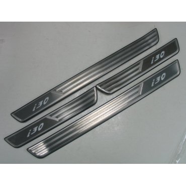 Hyundai I30 Mk1 накладки порогов дверных проемов с LED подсветкой