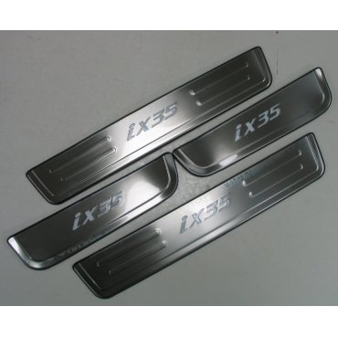 Hyundai IX35 накладки порогов дверных проемов с LED подсветкой
