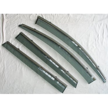 Ford Edge 2015+  ветровики дефлекторы окон ASP с молдингом нержавеющей стали / sunvisors