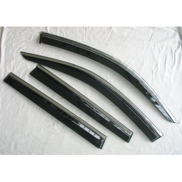 Subaru Forester SK 2018+ ветровики дефлекторы окон ASP с молдингом нержавеющей стали / sunvisors