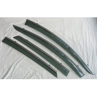 Ford Mondeo Mk5 / Fusion 2013+  ветровики дефлекторы окон ASP с молдингом нержавеющей стали / sunvisors