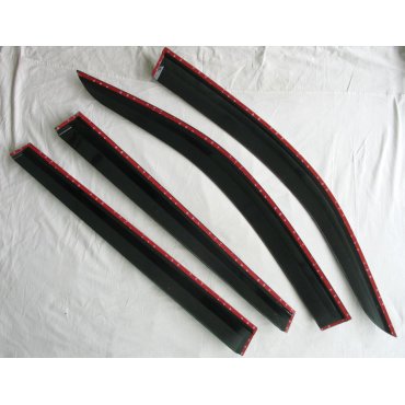 Honda Pilot 2016+ ветровики дефлекторы окон ASP с молдингом нержавеющей стали / sunvisors