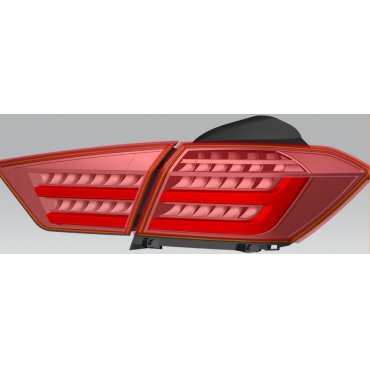 Chevrolet Cruze Mk2 оптика задняя красная BMW Style/ LED taillights red BMW style