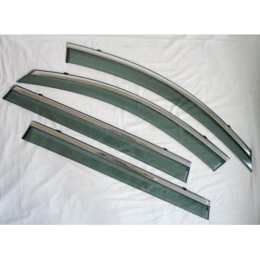 Chery Tiggo 8 2018+ ветровики дефлекторы окон ASP с молдингом нержавеющей стали / sunvisors