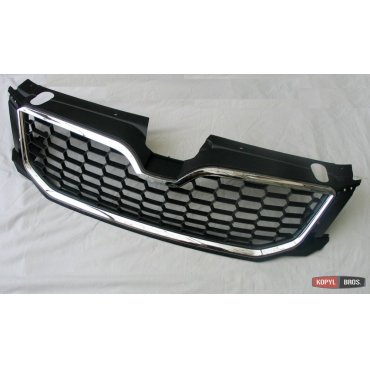 Skoda Octavia A7 2014+ тюнинг решетка радиатора хром RS стиль