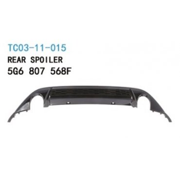 Volkswagen Golf 7 2014+ накладка диффузор заднего бампера стиль GTI
