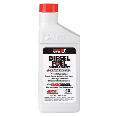 Присадка зимняя к дизельному топливу антигель Power Service Diesel Fuel Supplement + Cetane Boost 16oz /0,473л 