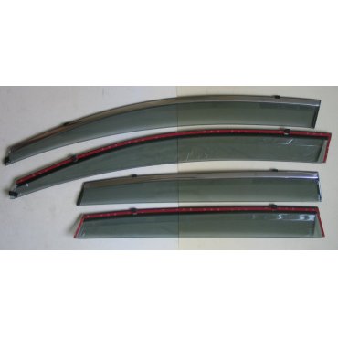 Honda CR-V Mk4   ветровики дефлекторы окон  ASP с молдингом нержавеющей стали / sunvisors