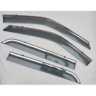 Ford Explorer Mk5 2013+ ветровики дефлекторы окон ASP с молдингом нержавеющей стали / sunvisors