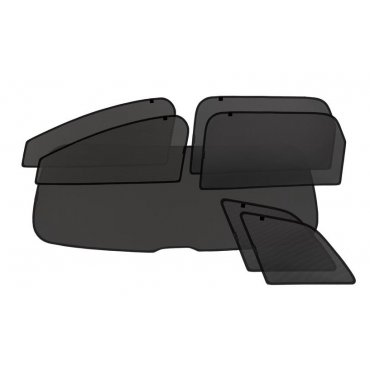 Renault Kadjar 2015+ каркасные шторки  ASP окон с магнитным креплением