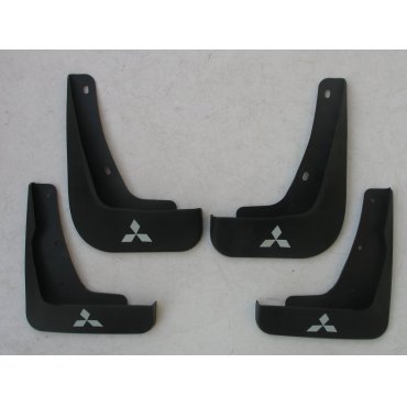 Mitsubishi Lancer X  брызговики ASP колесных арок передние и задние полиуретановые