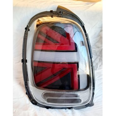 Mini Cooper F55/ F56/ F57 оптика задняя LED Union Jack стиль красно- черная V2