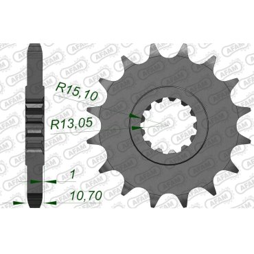Зірка AFAM 530 Sprocket - Yamaha
