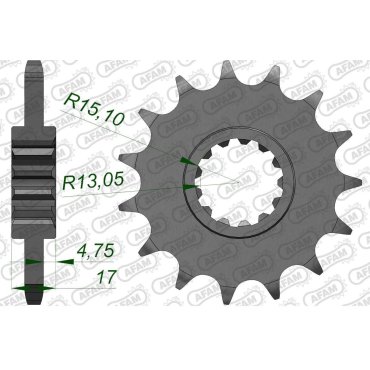 Зірка AFAM 525 Sprocket - Honda