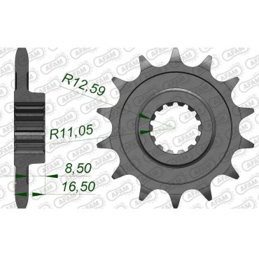 Зірка AFAM 525 Sprocket - Ducati