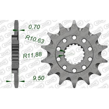 Зірка AFAM 520 Grooved Sprocket - Honda