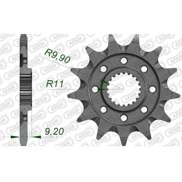 Зірка AFAM 520 Grooved Sprocket - Kawasaki