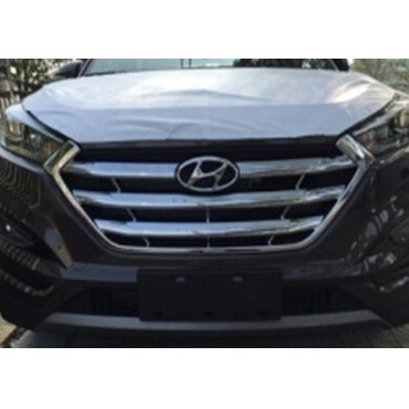 Hyundai Tucson TL 2015 накладка хром на решетку радиатора