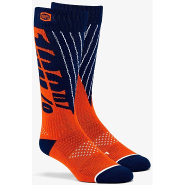 Шкарпетки 100% TORQUE Sock [Navy/Orange]