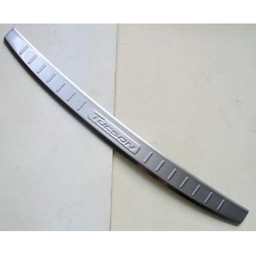 Hyundai Tucson TL 2015 накладка защитная на задний бампер наружная, тип D