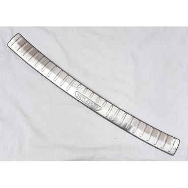 Mitsubishi Outlander 2015 накладка защитная на задний бампер  тип A1