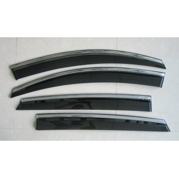 Mercedes Benz GLE Coupe  ветровики дефлекторы окон ASP с молдингом нержавеющей стали / sunvisors