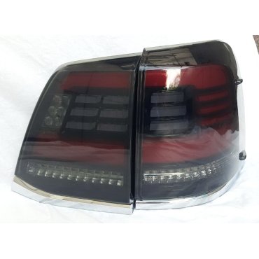 Toyota Land Cruiser LC 200 оптика светодиодная задняя черная LED стиль ZW