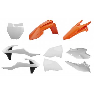 Пластик Polisport MX kit - KTM (16-) [Orange/White]