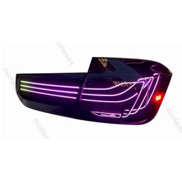 BMW 3 серии F30 2012+ оптика задняя черная LED стиль Laser M4 RGB CP