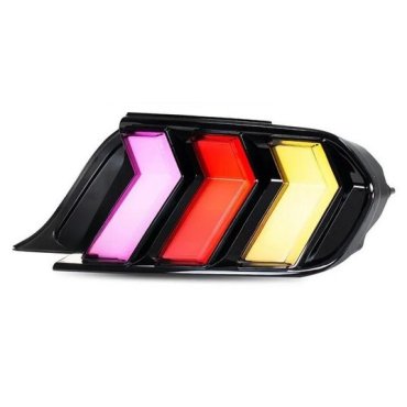 Ford Mustang GT 2015+ фонари белые RGB Euro 2023 look стиль CP