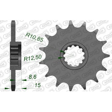 Зірка AFAM 520 Sprocket - Kawasaki