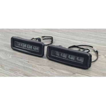 Land Rover Defender L663 2020+ задние LED вставки в задний бампер черные