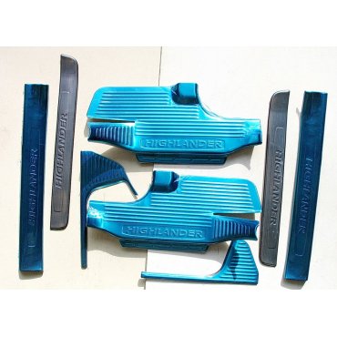 Toyota Highlander XU50 2014 накладки верхние на пороги дверных проемов V2