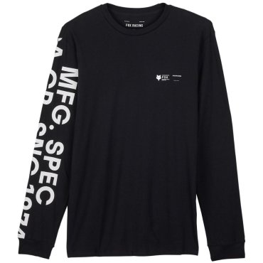 Футболка FOX PREMIUM Long Sleeve Tee - BARGE [Black]