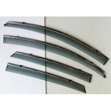 Nissan Sentra / Sylphy 2012+ветровики дефлекторы окон ASP с молдингом нержавеющей стали / sunvisors