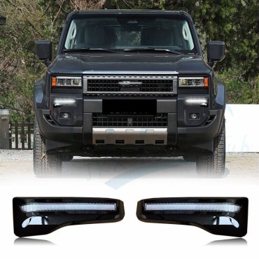 Toyota Land Cruiser Prado 250 2024+ дневные ходовые огни на бампер ДХО ( DRL)