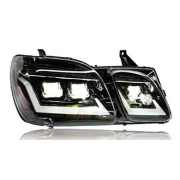Lexus LX470 1998+ оптика передняя Full LED черная ZW