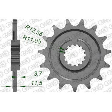 Зірка AFAM 520 Sprocket - Sherco