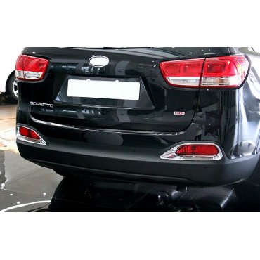Kia Sorento UM 2015+ хром накладки  на противотуманные фонари