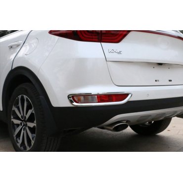 Kia Sportage KX5 Mk4 2015+ хром накладки на задние противотуманные фонари