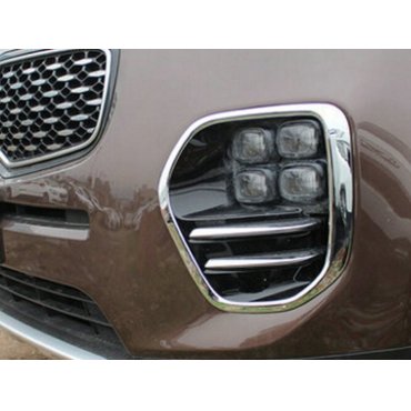 Kia Sportage KX5 Mk4 2015+ хром накладки на передние противотуманные фары