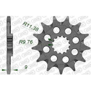 Зірка AFAM 520 Grooved Sprocket - Suzuki