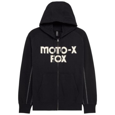 Толстовка FOX Oversize ZIp Hoodie - MOTO-X [Black]