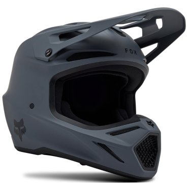 Шолом FOX V3 Helmet - SOLID [Graphite]