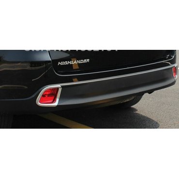 Toyota Highlander XU50 2014 накладка хром на противотуманные фонари малая