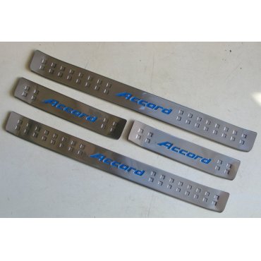 Honda Accord 9 накладки на пороги дверных проемов 