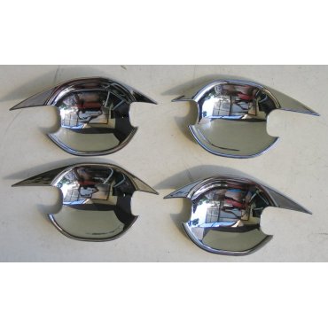 Mitsubishi Outlander 2015 накладки хром под дверные ручки тип A